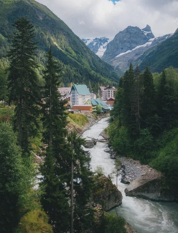 Архыз. Белый водопад